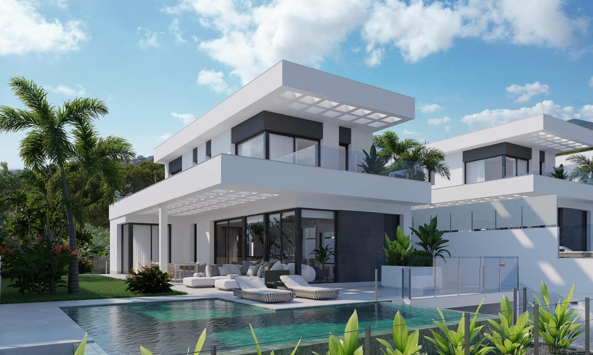 NEW BUILD VILLAS IN FINESTRAT WITH SEA VIEWS