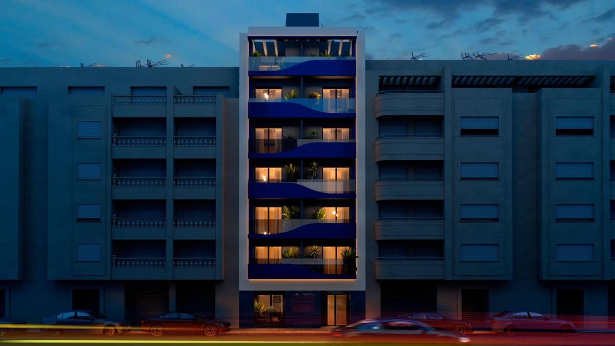 New Build Apartments 200 Metres from the Sea in Torrevieja