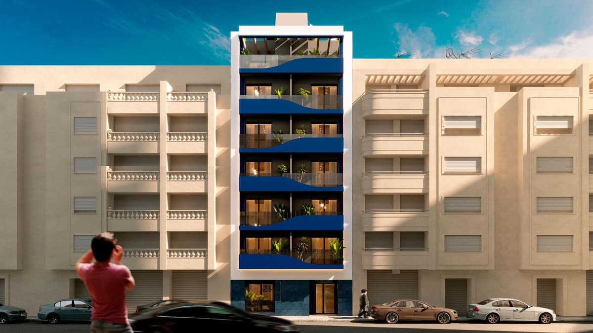 New Build Apartments 200 Metres from the Sea in Torrevieja