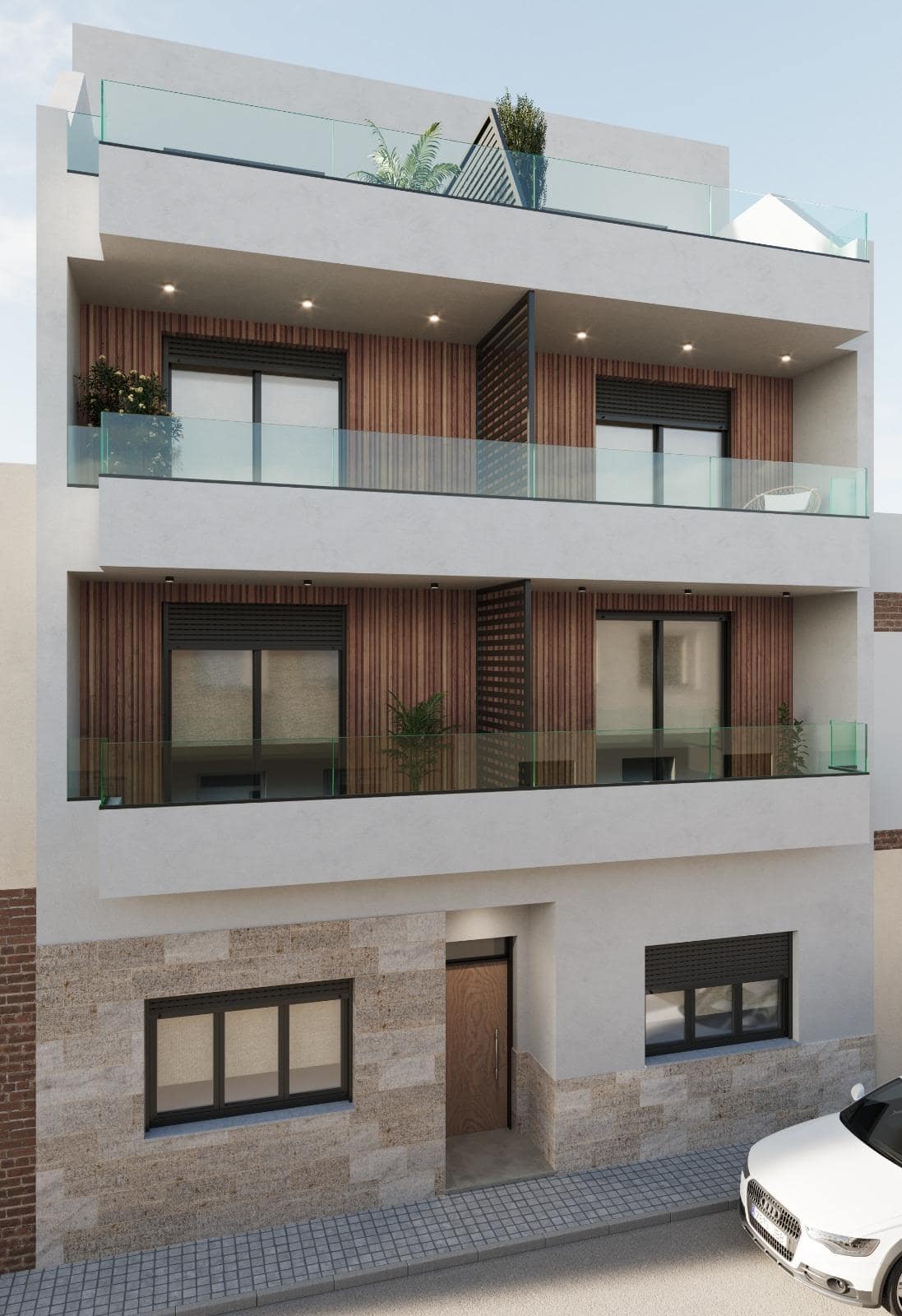 Modern, newly built apartments in the centre of Torrevieja, just 200 m from the sea
