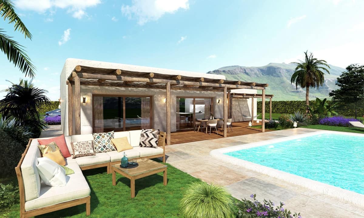 New Build Villas on Large Rustic Plots in Pinoso, Alicante