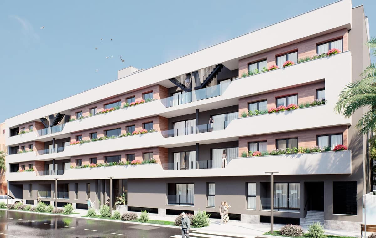 New Build Apartments for Sale in Lo Pagan (San Pedro del Pinatar) Near the Beach