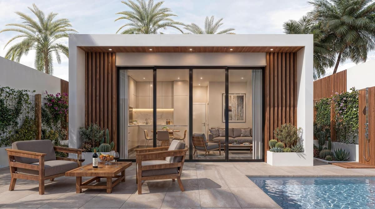Luxury Tourist Apartments and Villas with Private Beach in First Line of Vera Playa-Almería