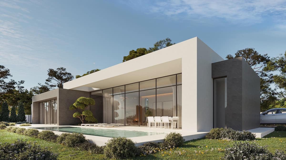 New Build Villa for Sale in Calpe – Modern Design Just 900m from the Beach