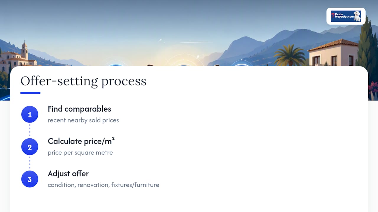 Property offer calculation process