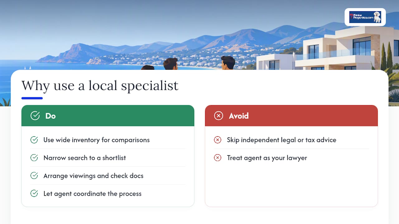 Why work with a local new-build specialist — overview diagram