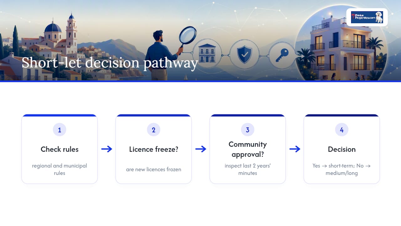 Holiday rental licence decision pathway